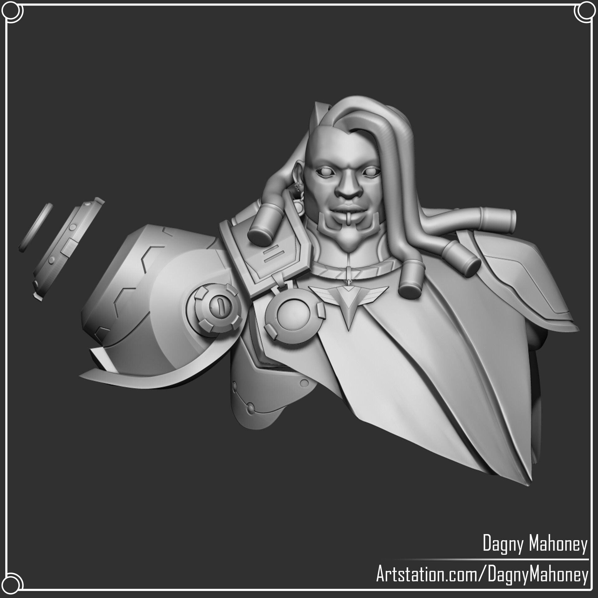 ArtStation - High Poly Sculpt - Character Bust