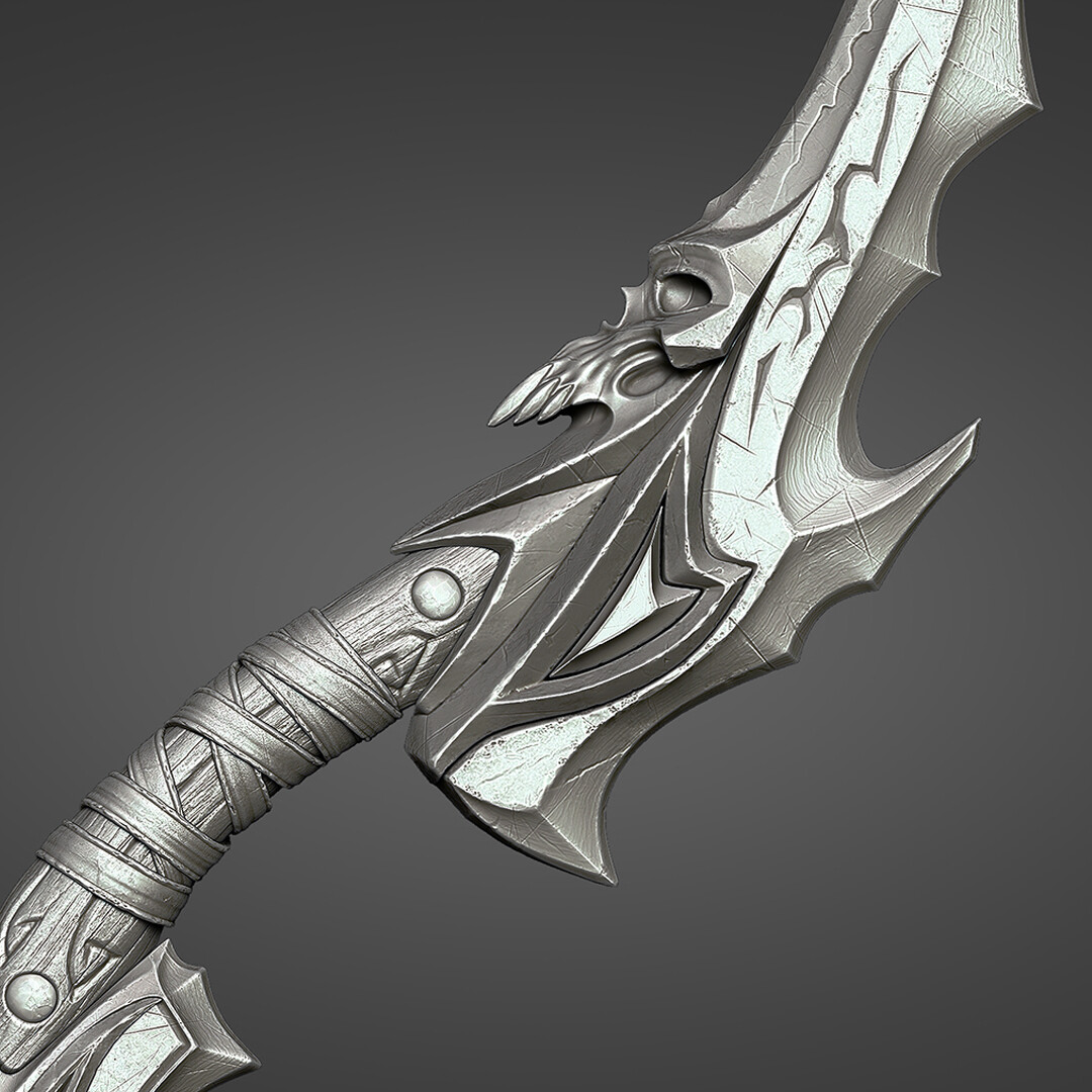 ArtStation - Sylvanas Raid Dagger 3D print model