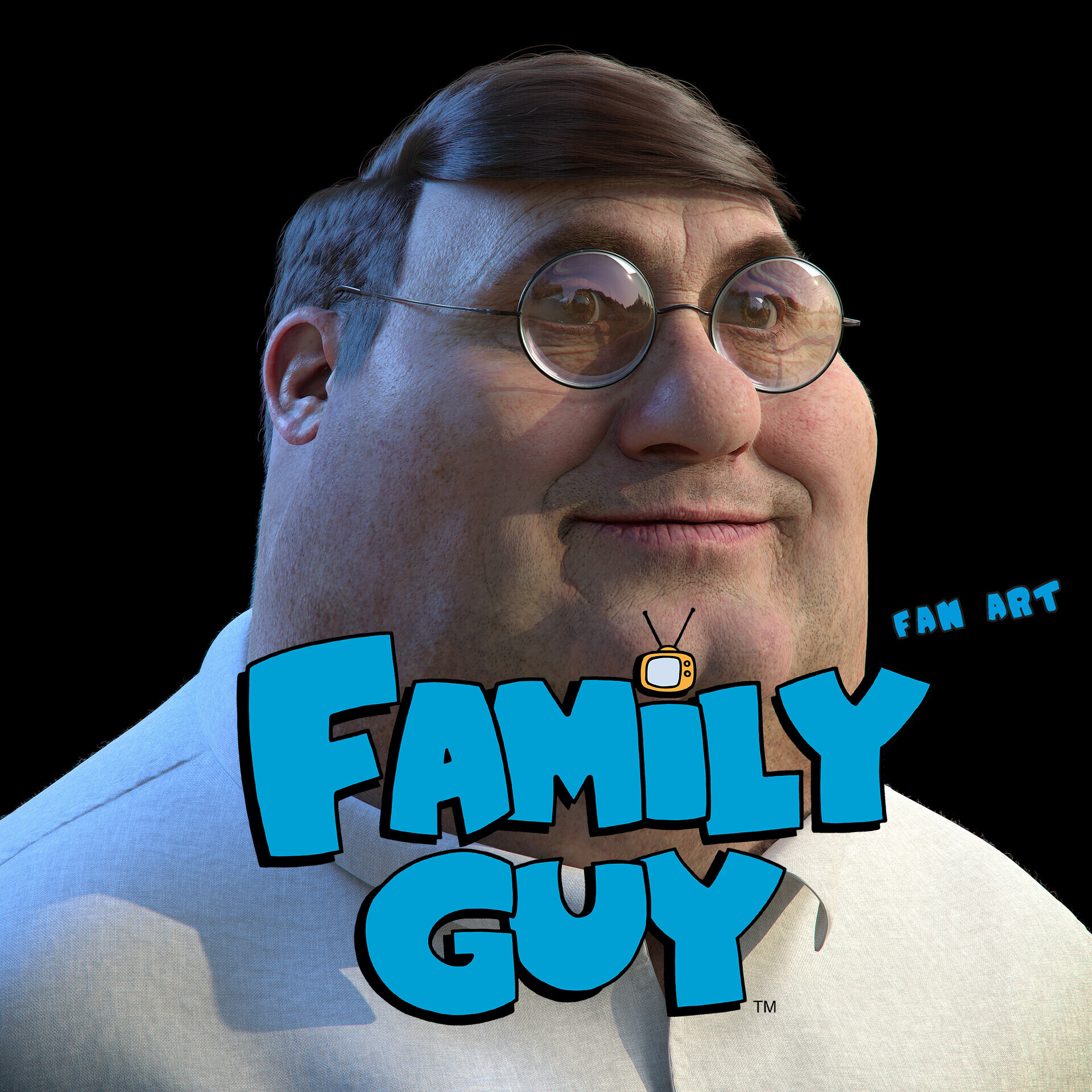 Family guy fan art - Peter Griffin - Pete Rabczuk