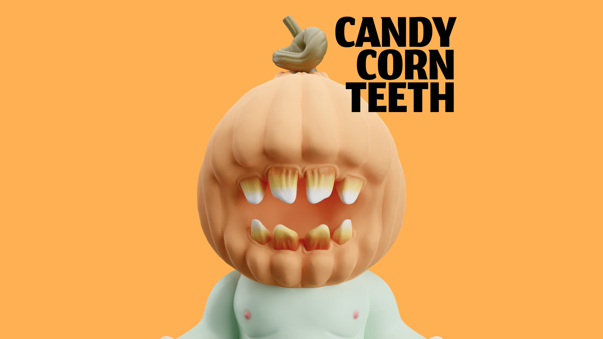 ArtStation - Candy Corn Teeth