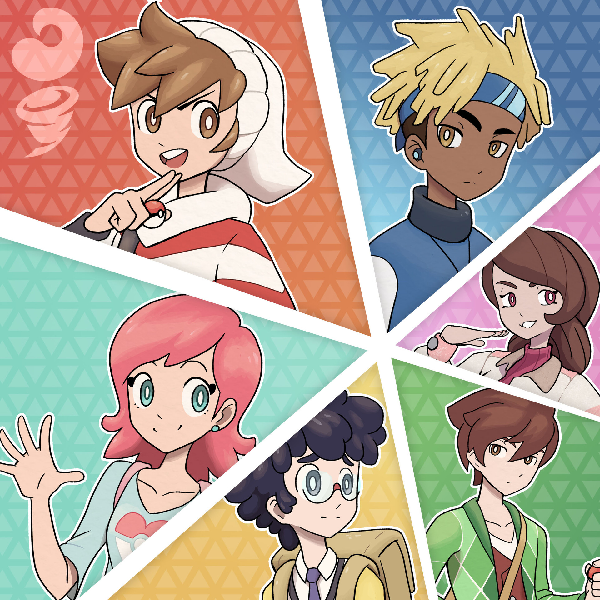 ArtStation Main Trainer Characters Pokémon Wave & Wind