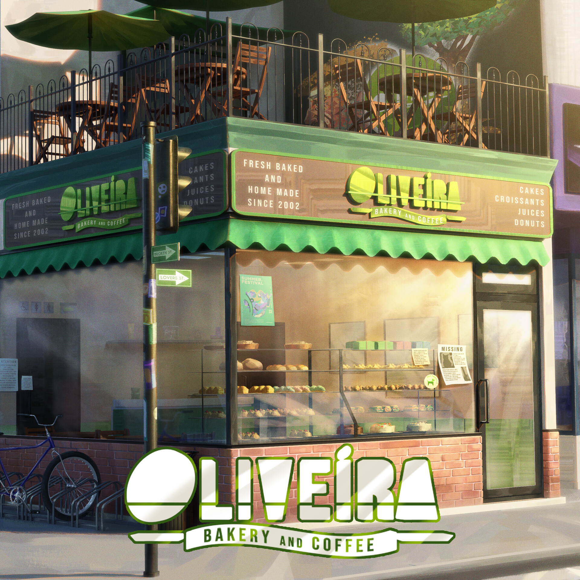 ArtStation - Oliveira Bakery and Coffee