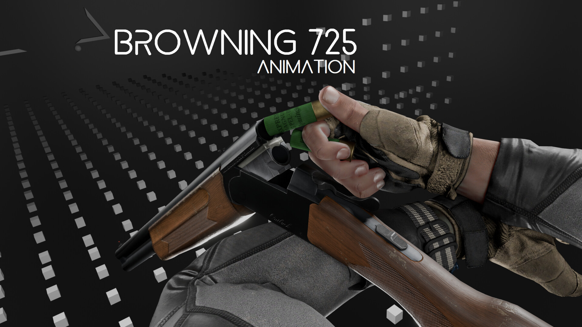 ArtStation - FPS Browning 725 Animation Set