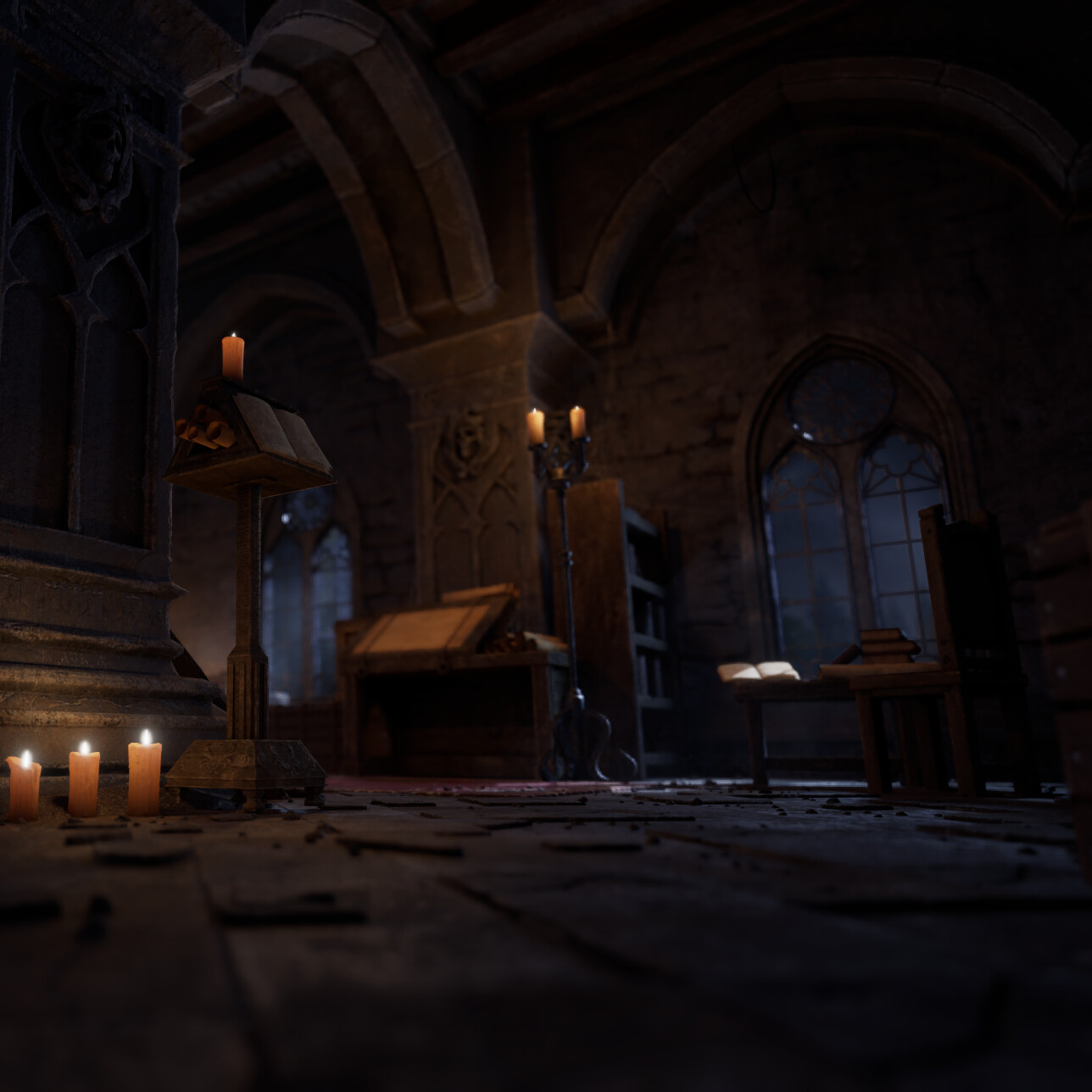 ArtStation - Old Gothic Monastery