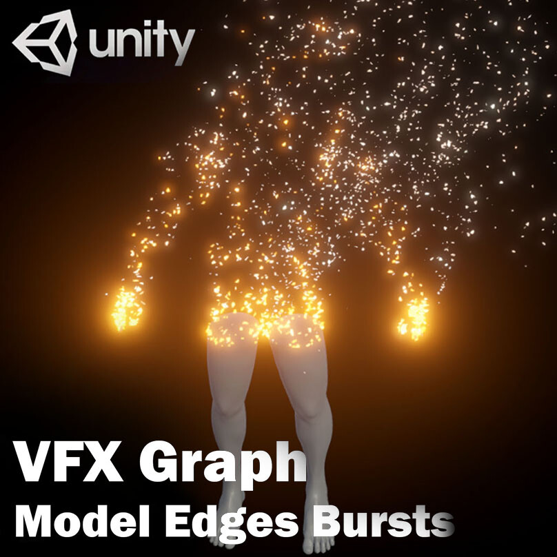ArtStation - Unity VFX Graph:Model Edges Bursts