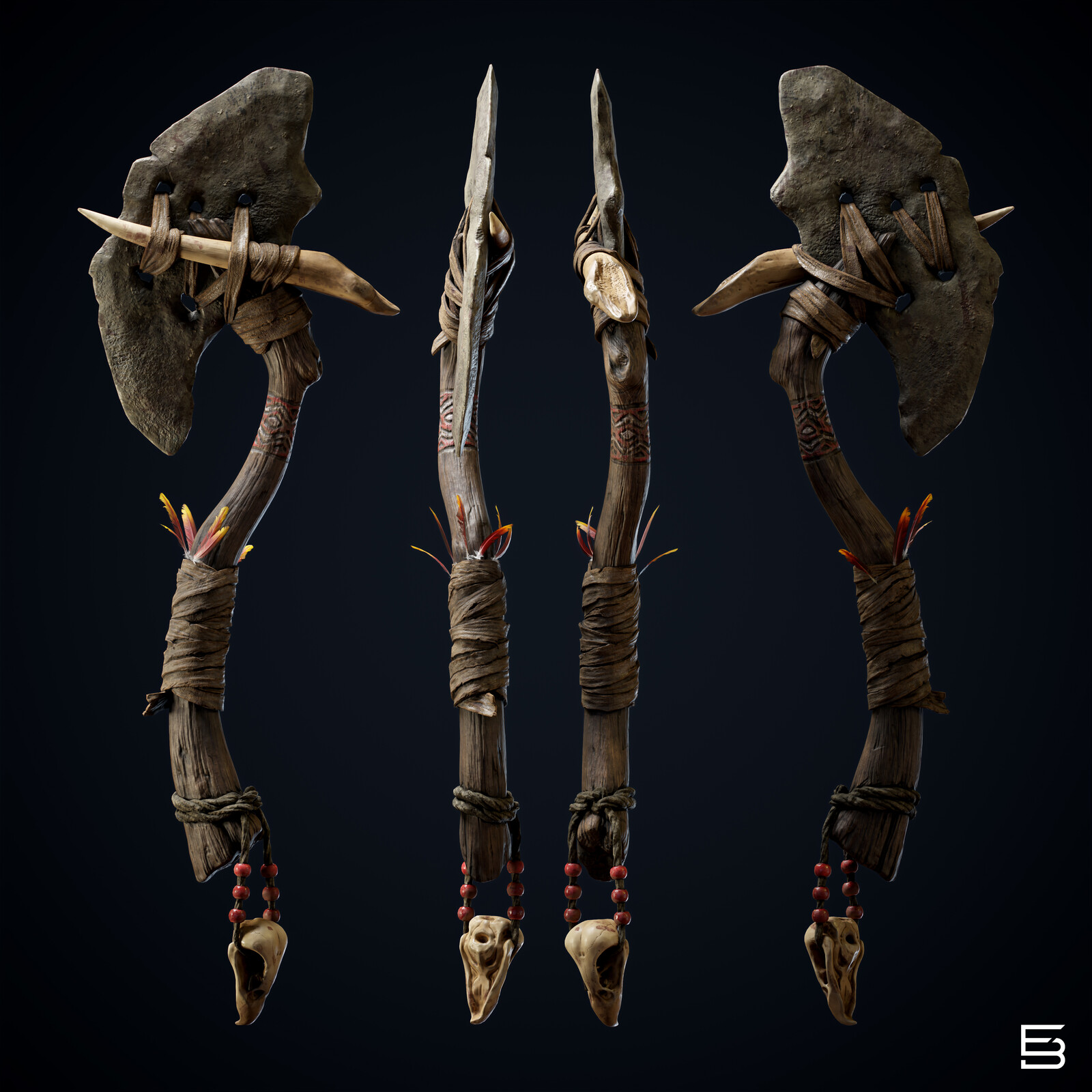 Ancient Axe (Game Ready)