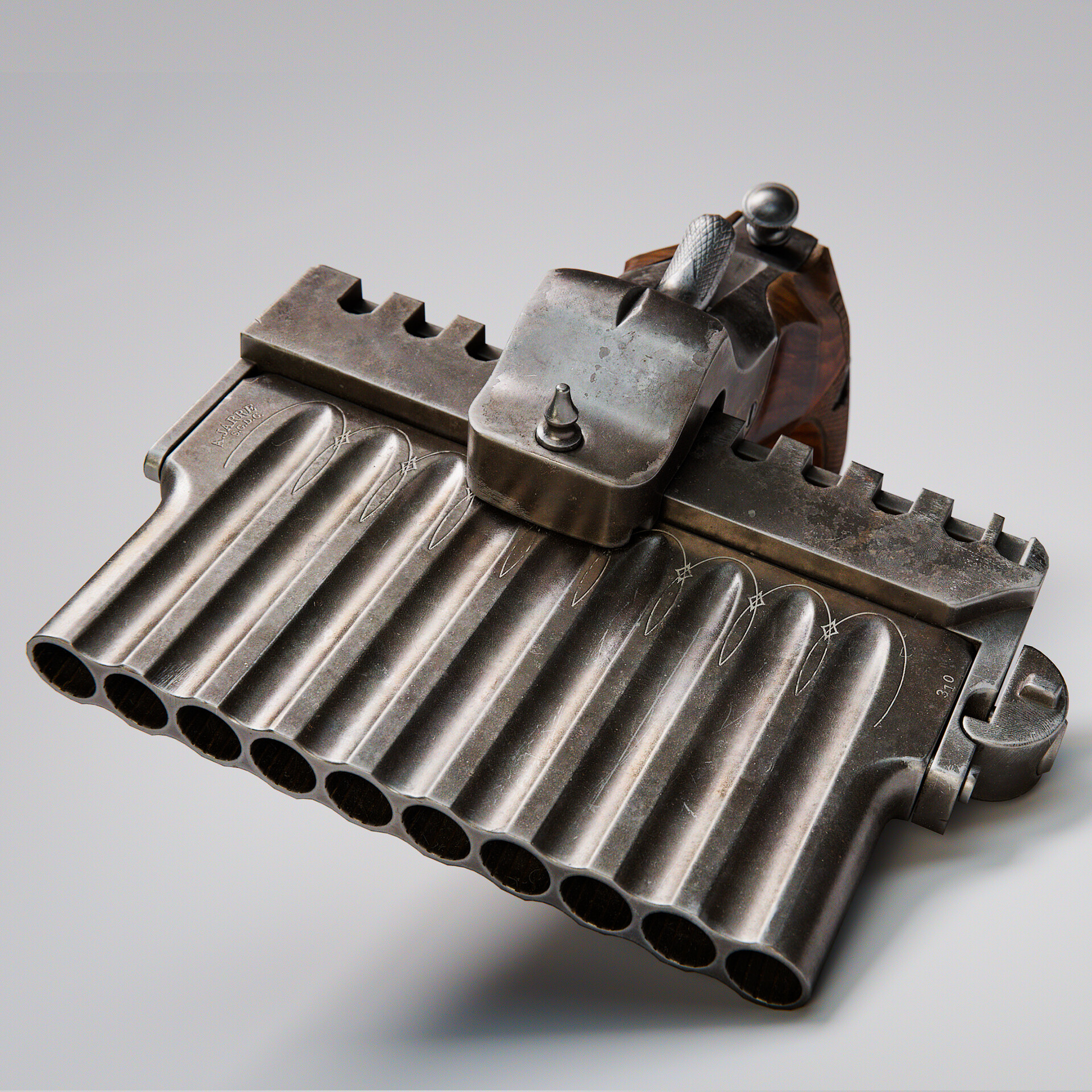 ArtStation 19th Century Harmonica Gun