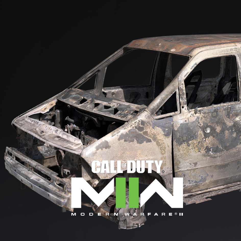 ArtStation - Call of Duty: MW II - Burned Minivan