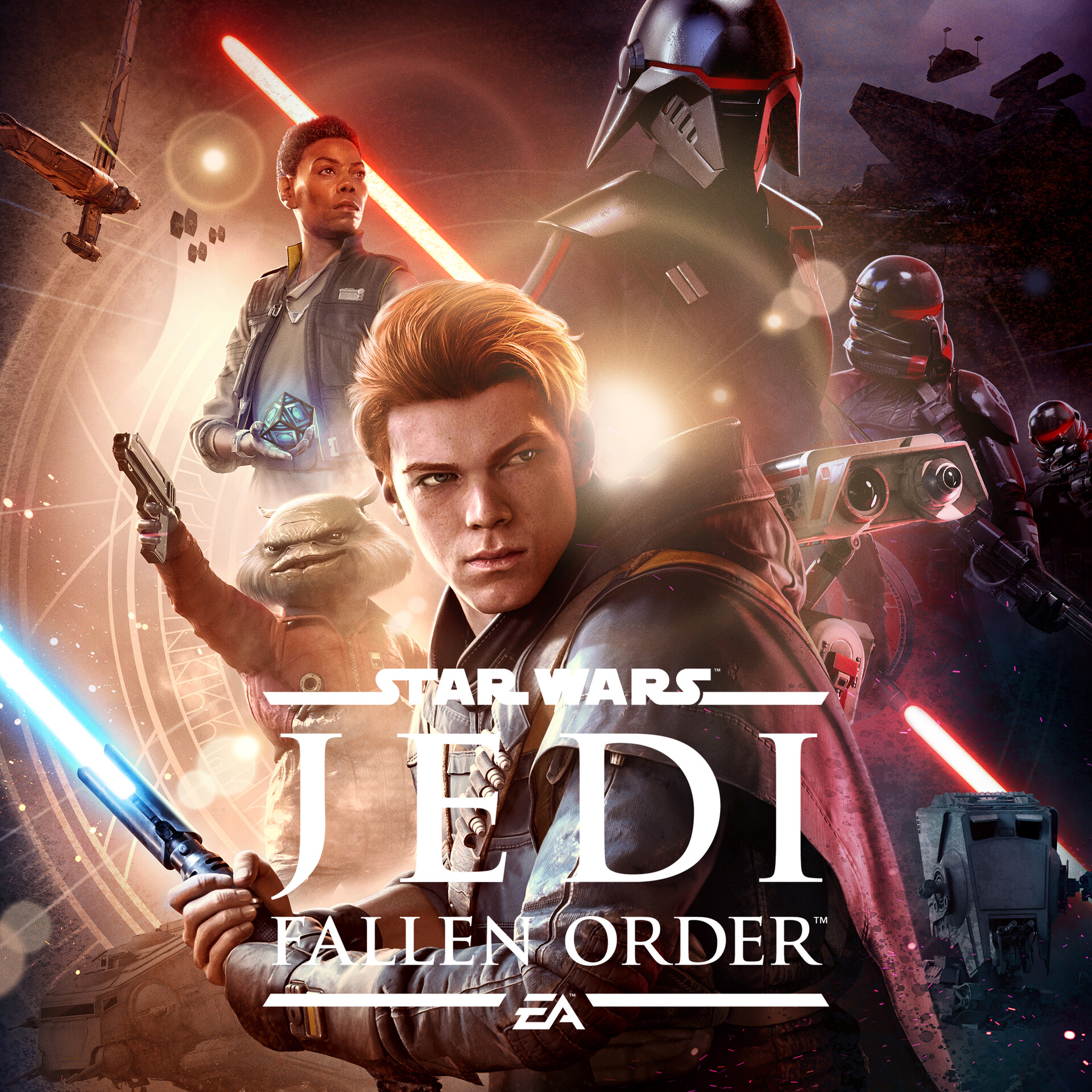 Artstation Jedi Fallen Order Retro Box Art Cover