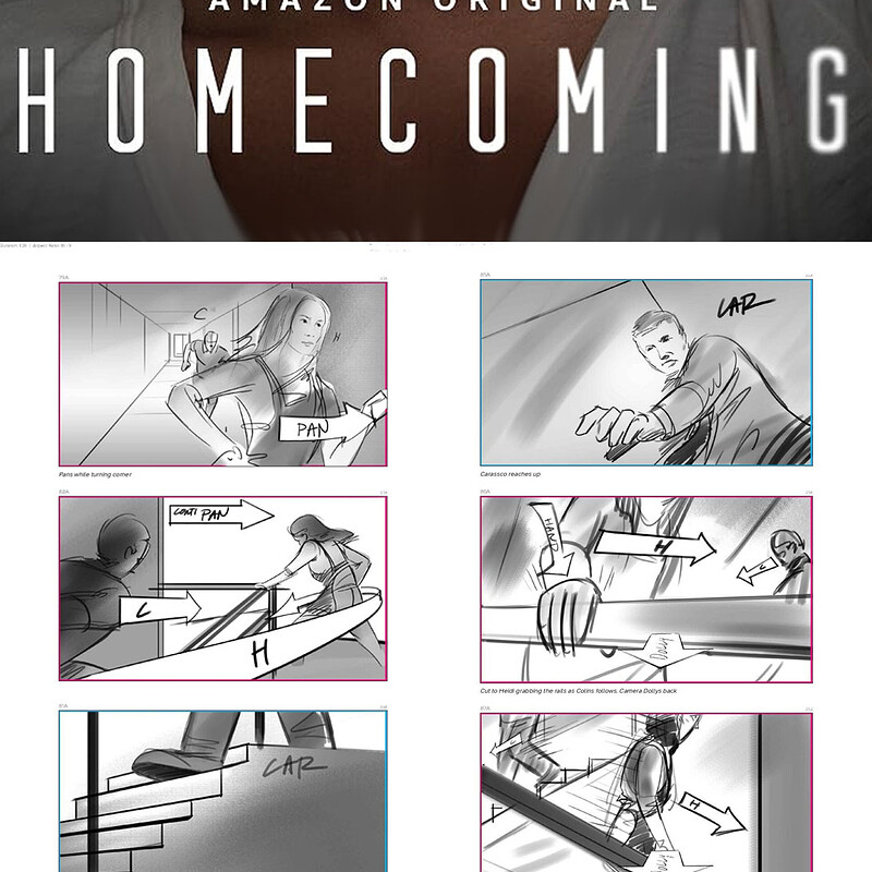 HOMECOMING SEASON 1 MAZE SEQUENCE