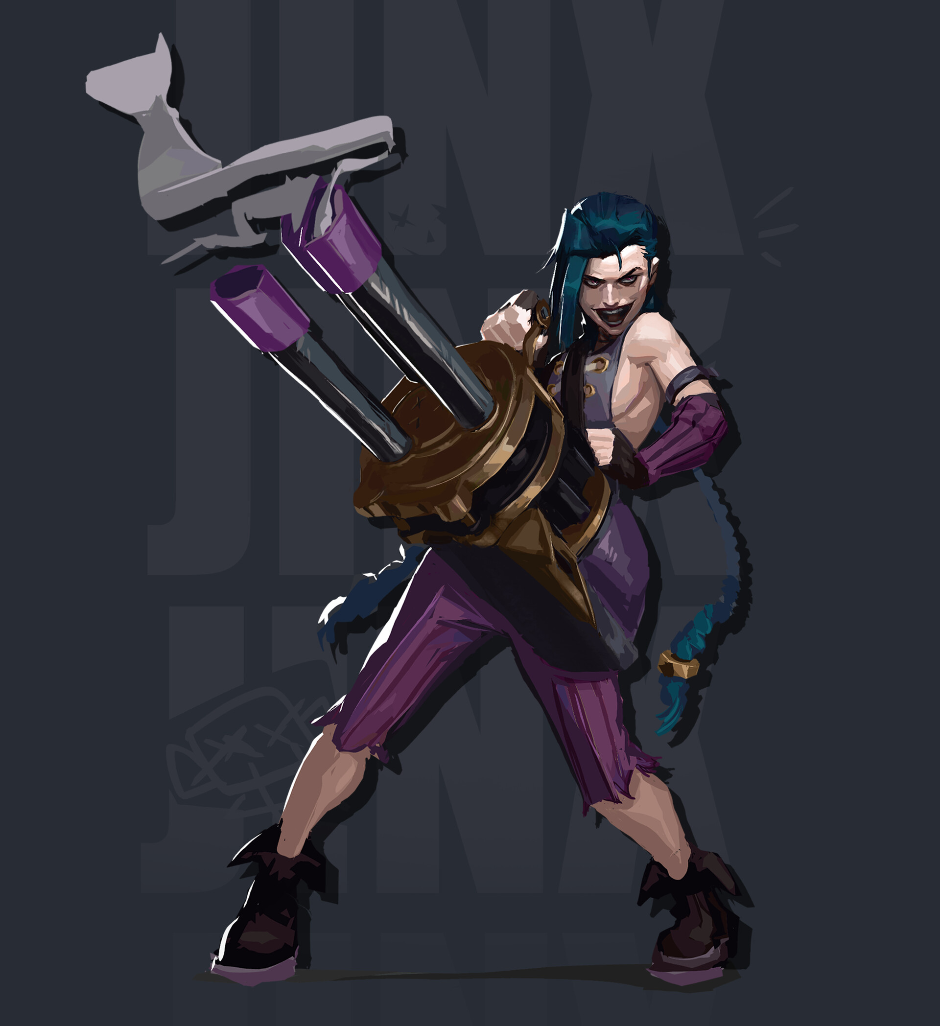 ArtStation - Jinx Valorant Concept