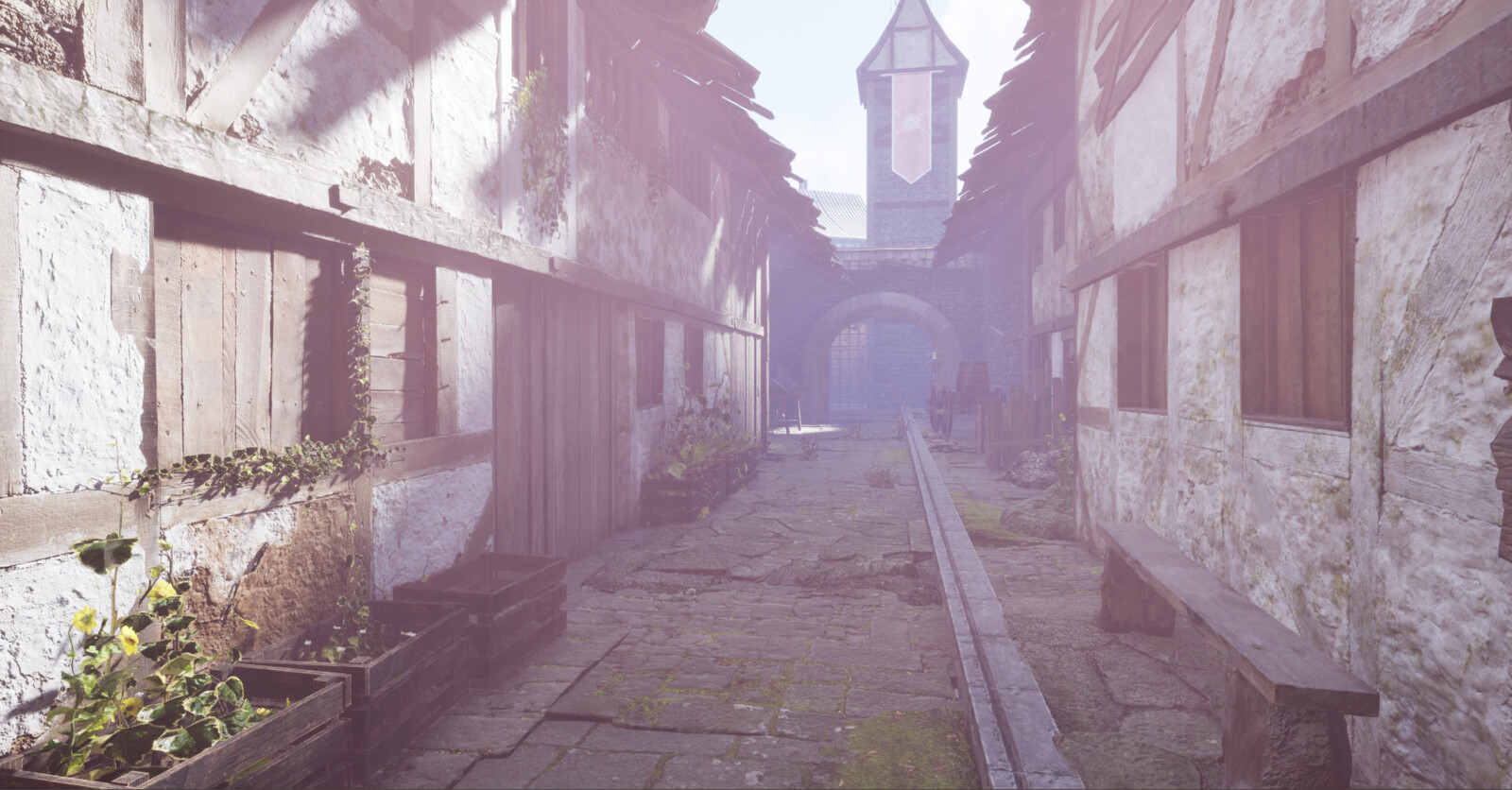 Medieval Back Alley | Art Test