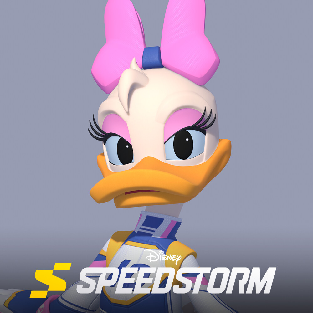 ArtStation - Disney Speedstorm Daisy Duck