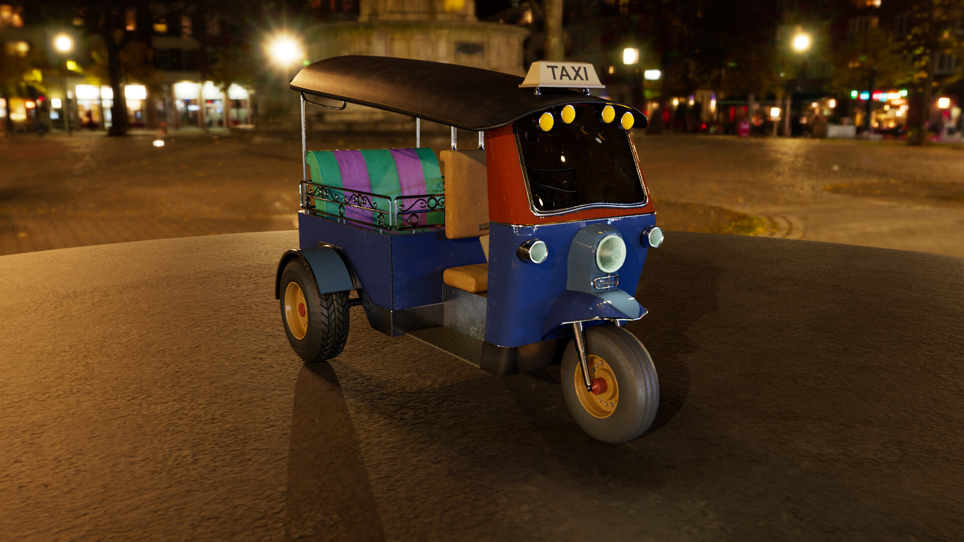 ArtStation - Tuk-tuk Model