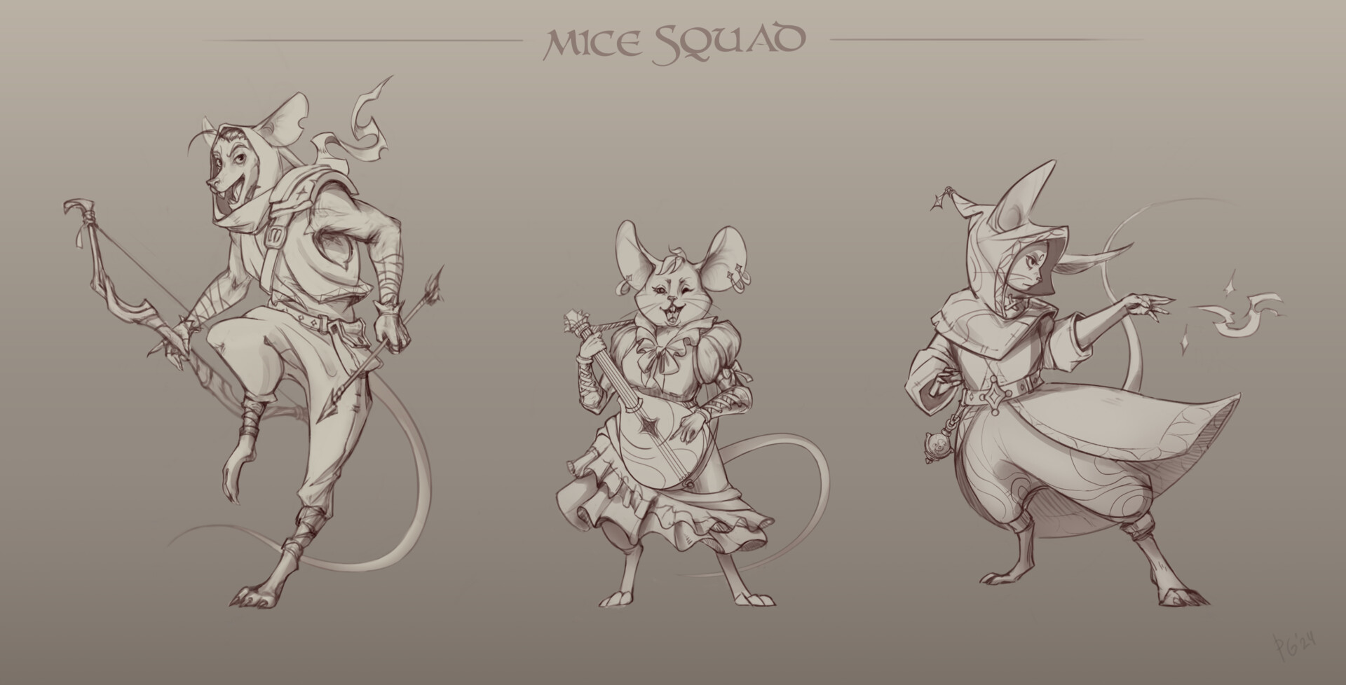 ArtStation - Mice squad concept