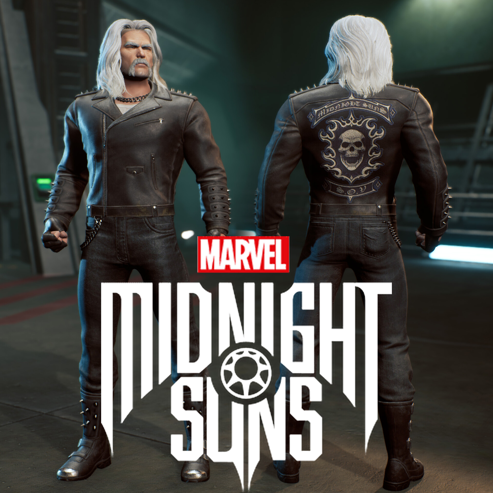 ArtStation Marvel Midnight Suns Johnny Blaze outfit