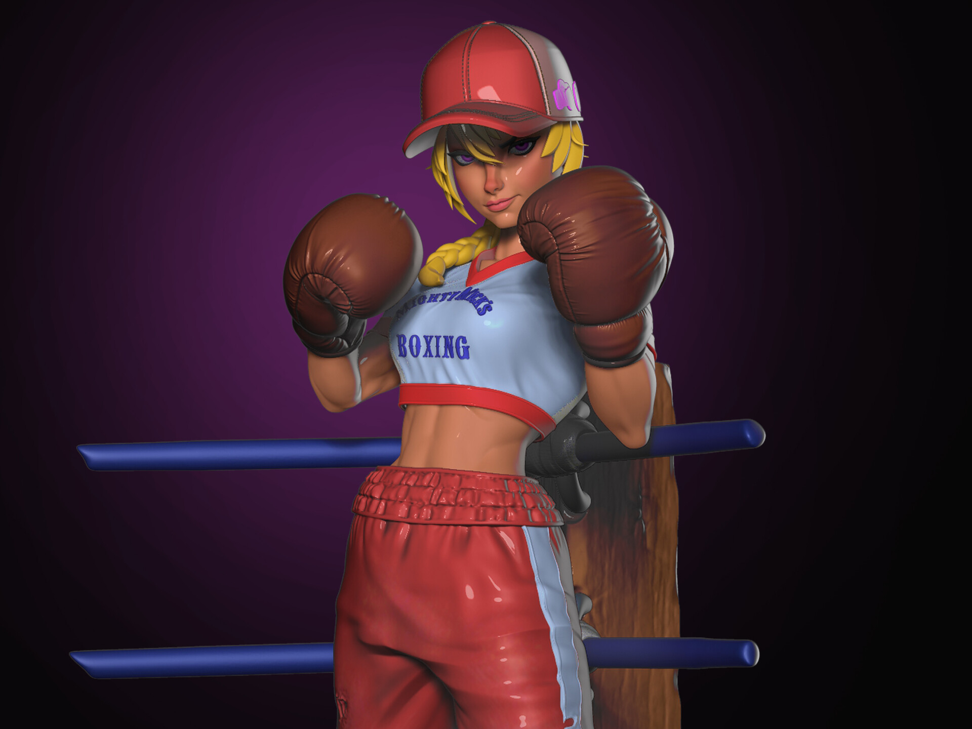 ArtStation - Boxing girl