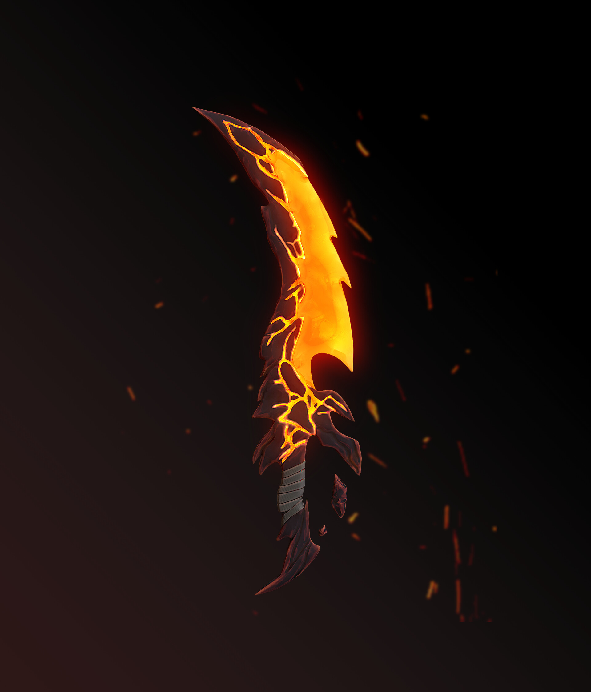 ArtStation - Lava Sword