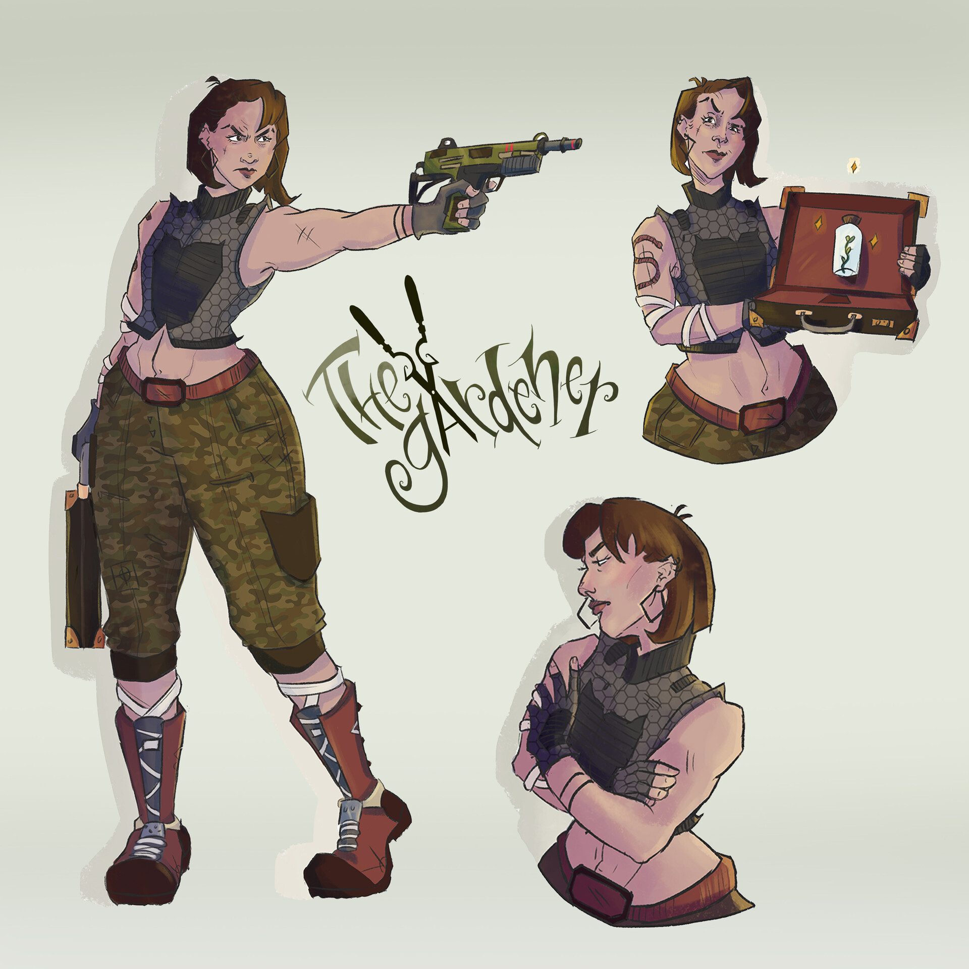 ArtStation - Female Drugsdealer Character Design The Gardener