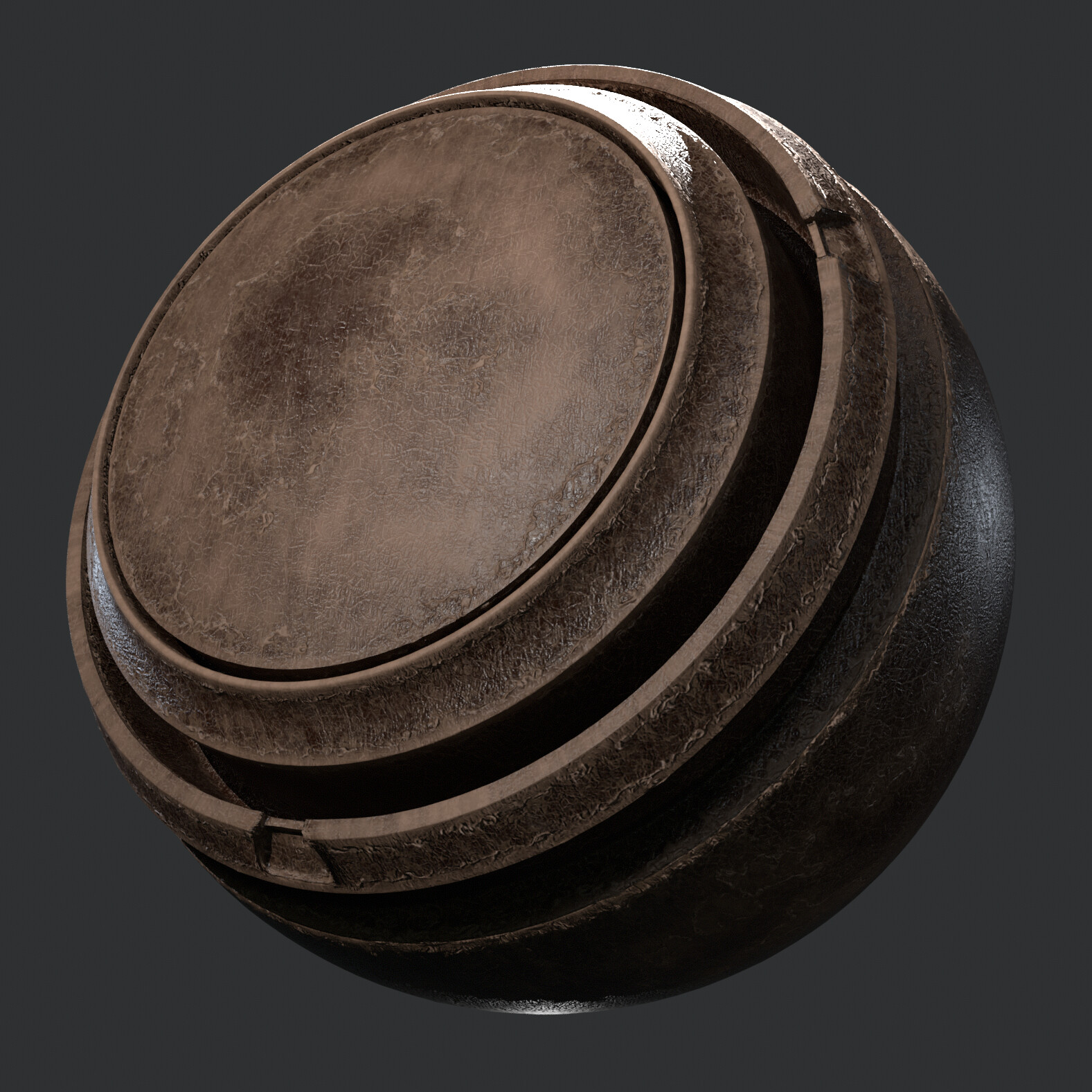 ArtStation - Worn Leather Smart Material