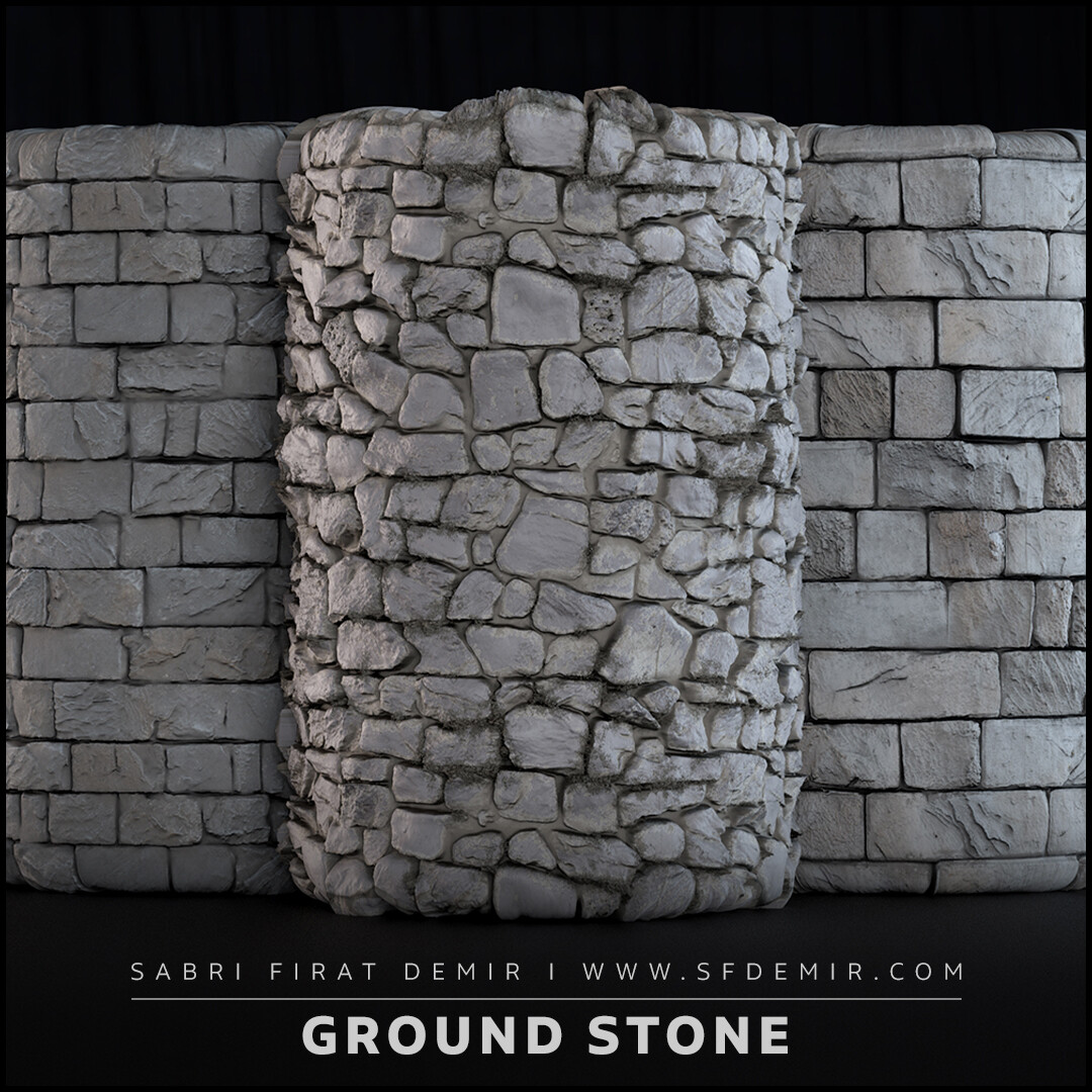Ground Stone Pack - PBR Textures