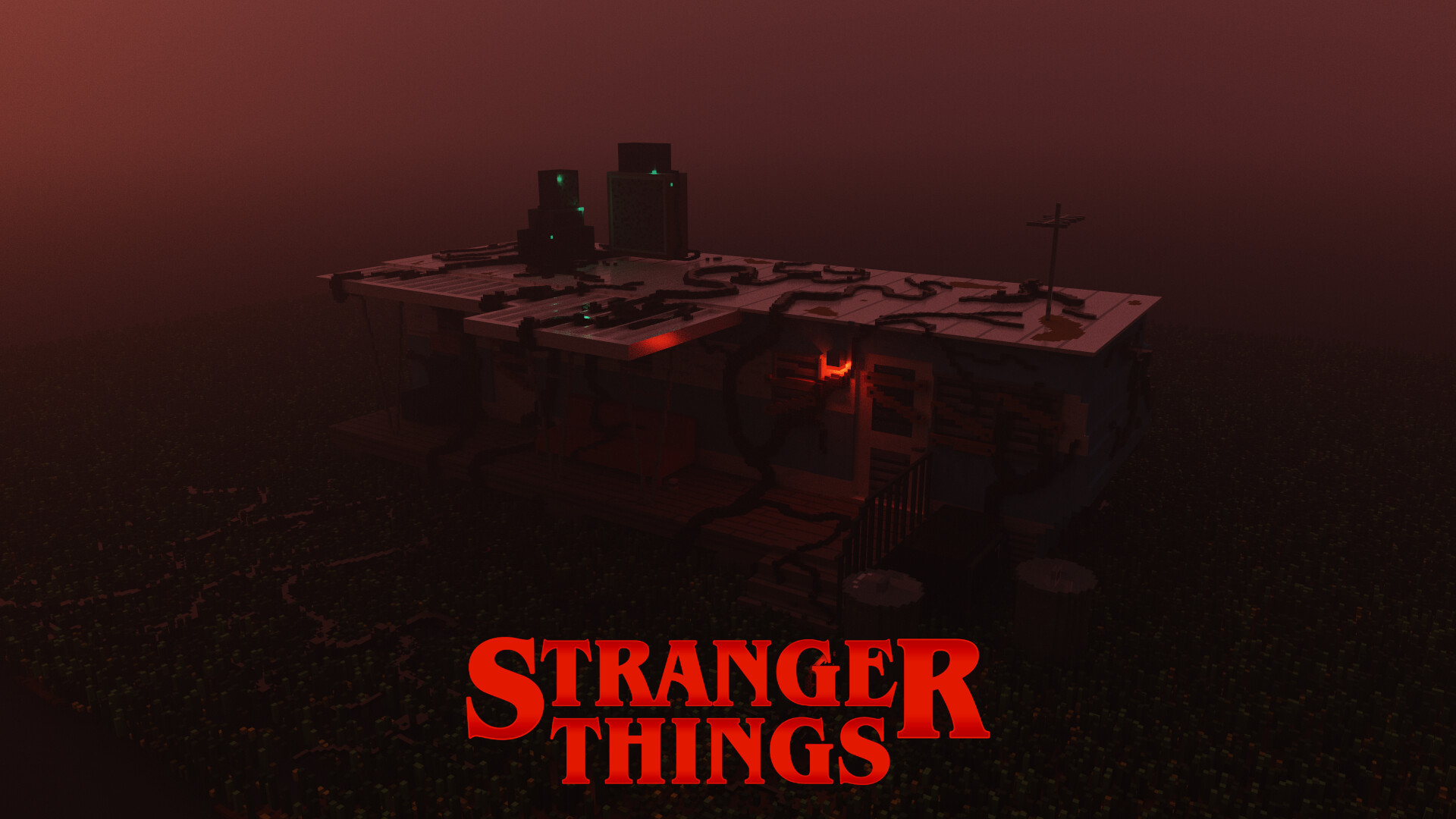 ArtStation - Stranger Things Voxel Art