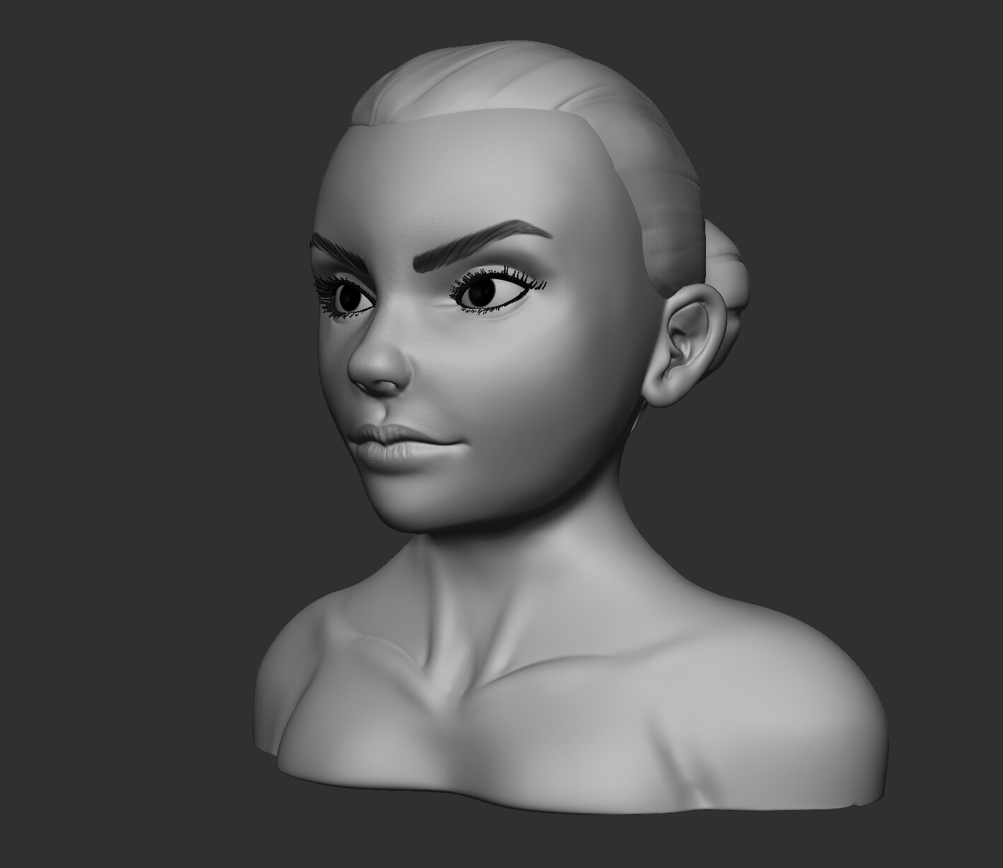 Brandon Toney Female head sculpt