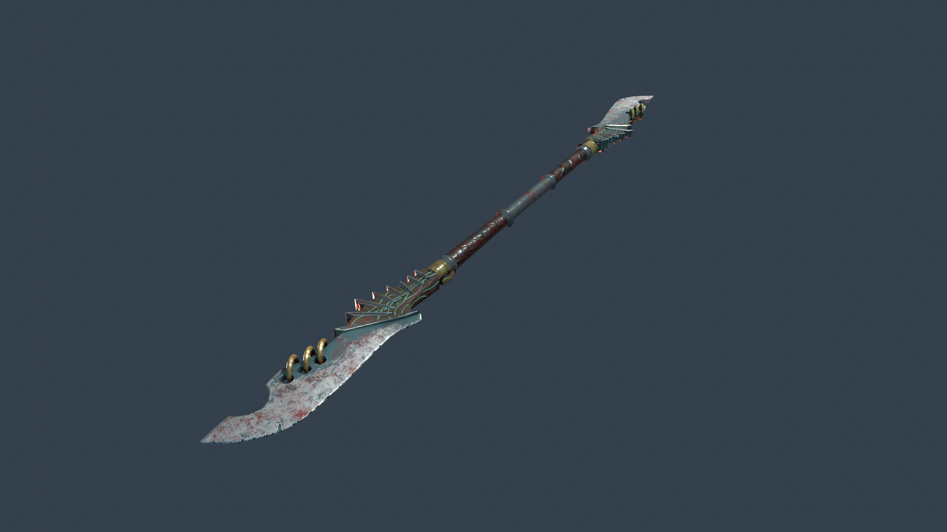 ArtStation - Double-bladed Spear