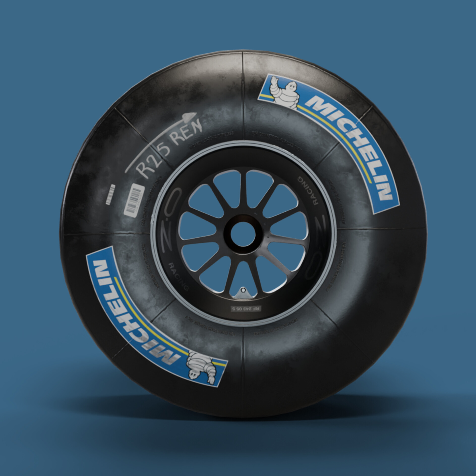 ArtStation - 2005 F1 Michelin tires