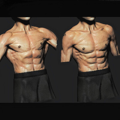 Torso Animation Study - Timelapse [Zbrush]