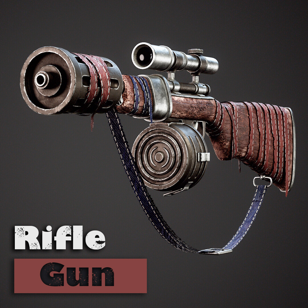 ArtStation - Rifle Gun