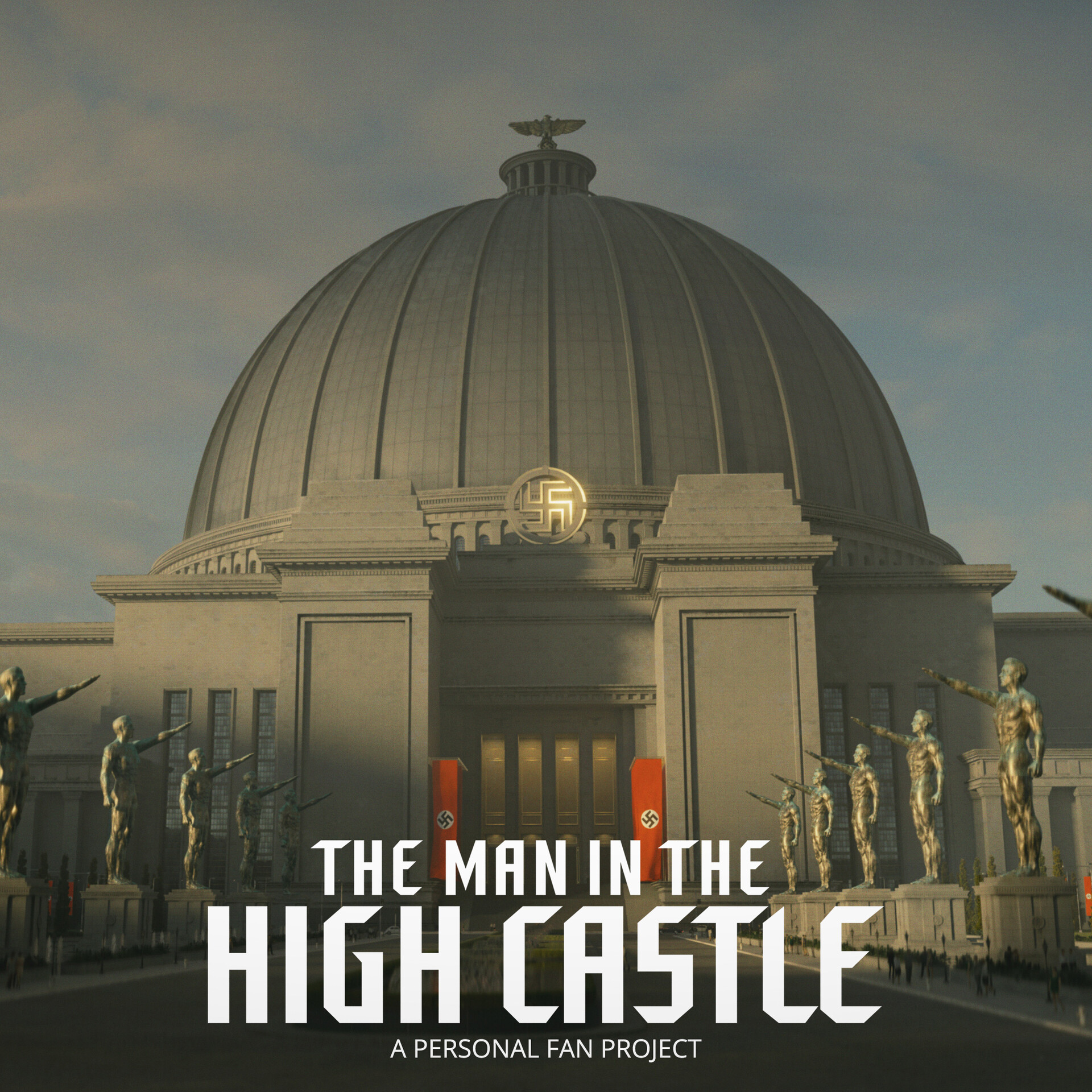 ArtStation - The man in the High castle [fan project] _ Volkshalle