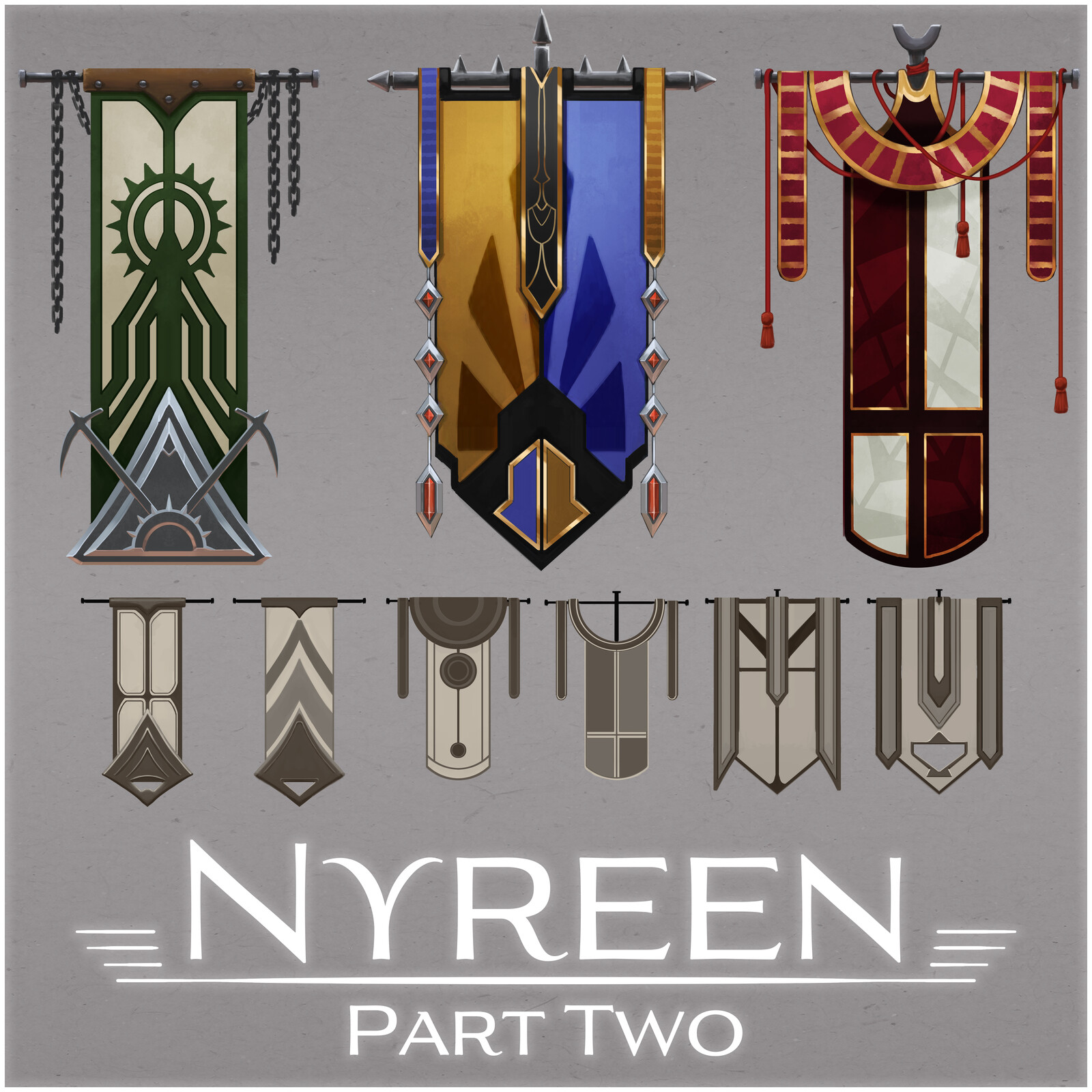 Nyreen 2 - Banners, Coins and Mounts