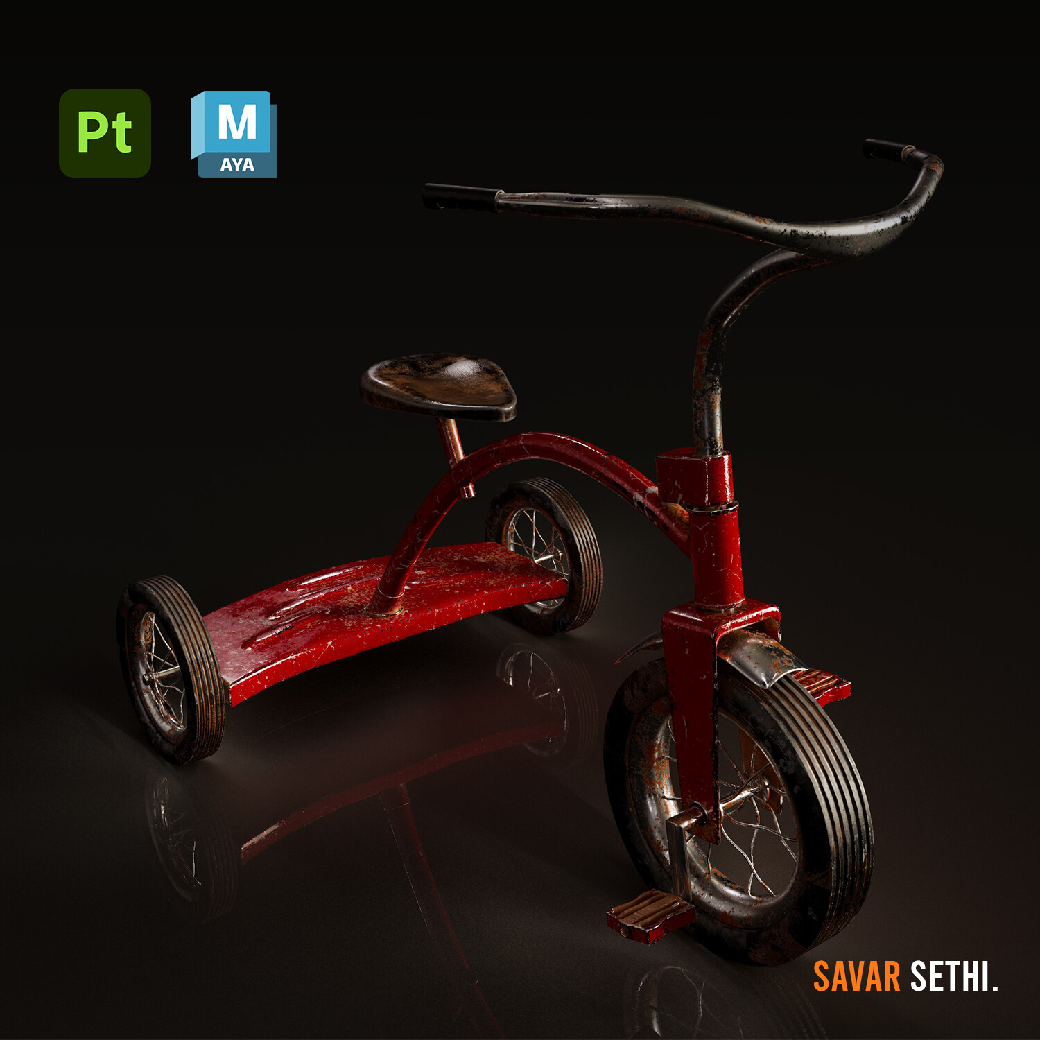 Savar Sethi Kids Tricycle Game Asset
