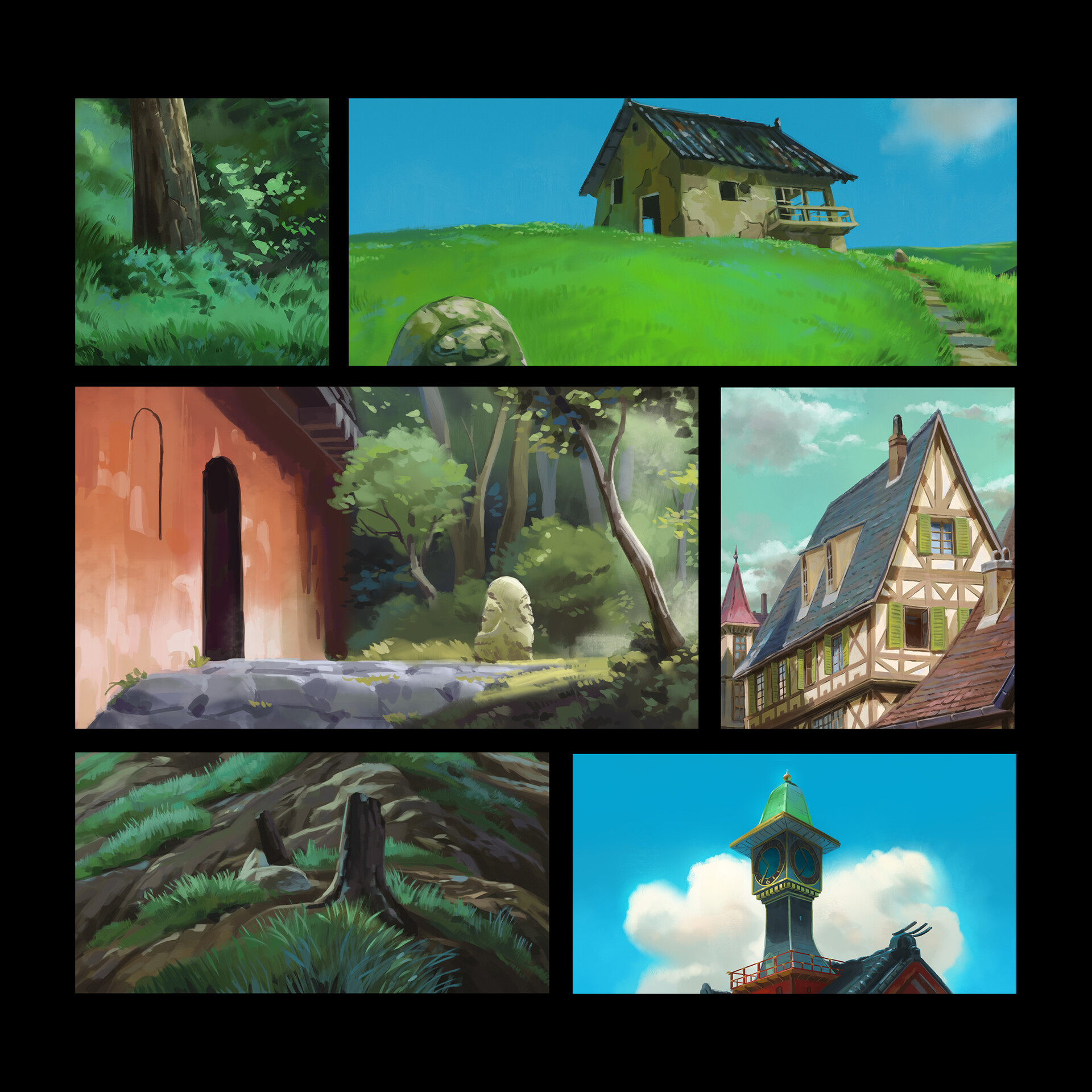 ArtStation - Ghibli studies