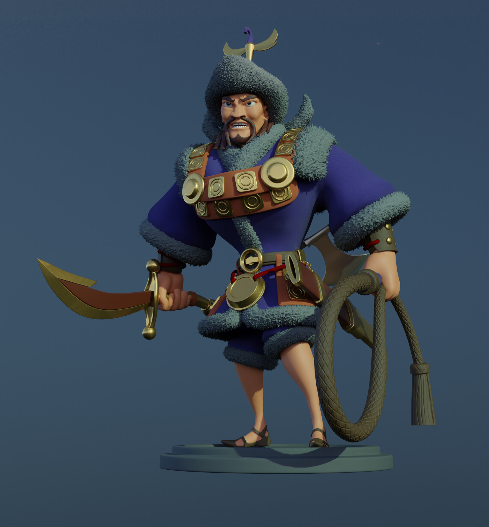 ArtStation - Attila 3D Model for 3D Printing