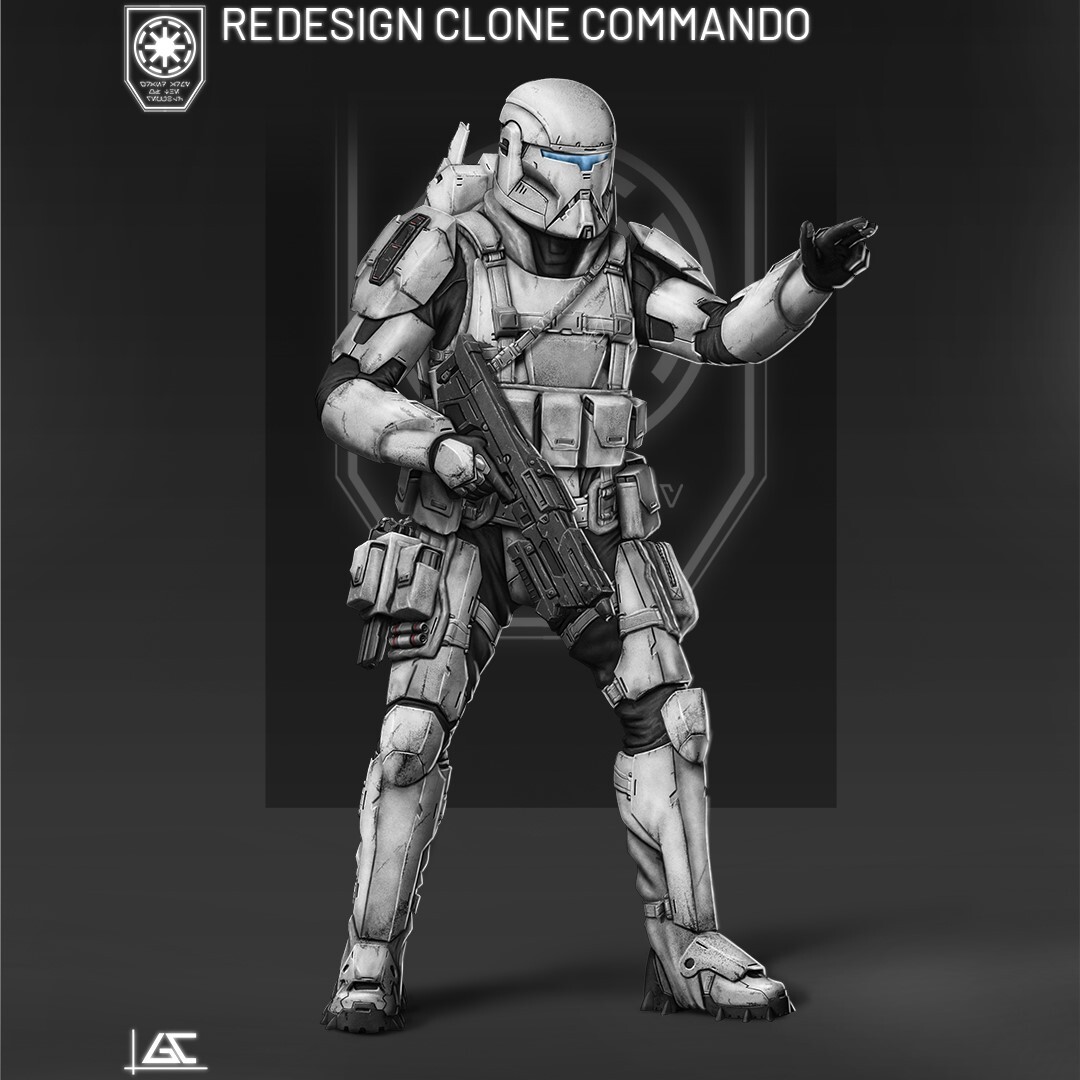 ArtStation - STAR WARS - CLONE COMMANDO REDESIGN CONCEPT