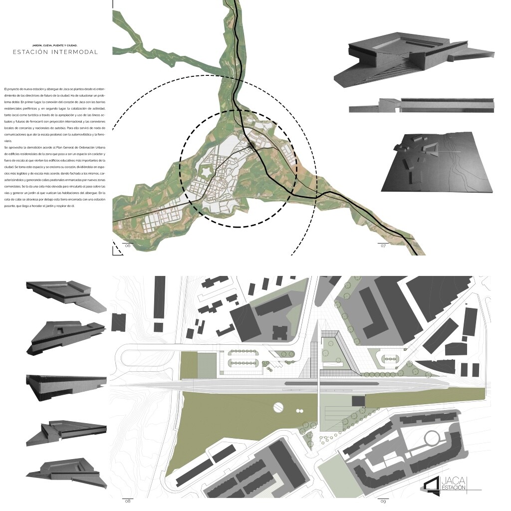 Garden, Cave, Bridge, and City: Intermodal Station Concept.