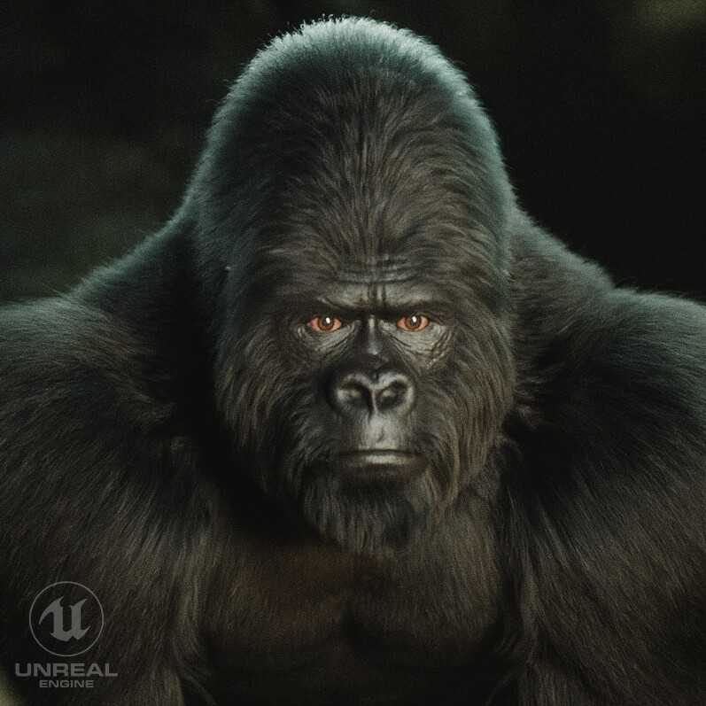 ArtStation - Gorilla / UE5 / Houdini