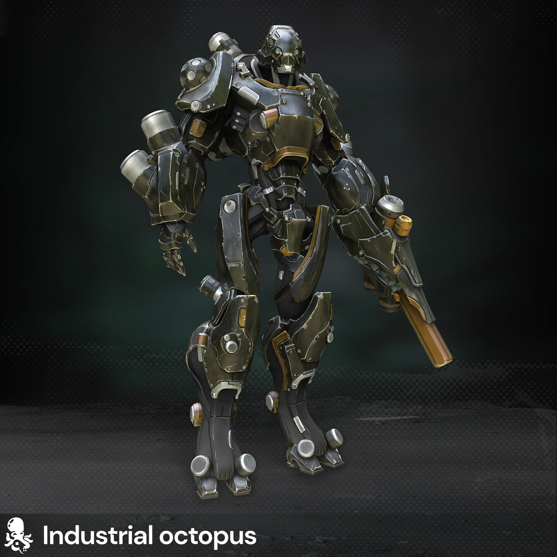 ArtStation - Robot – zBrush TUTORIAL