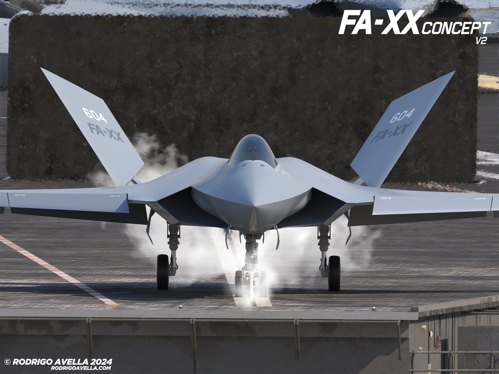 FA-XX V2 - Sixth generation fighter concept