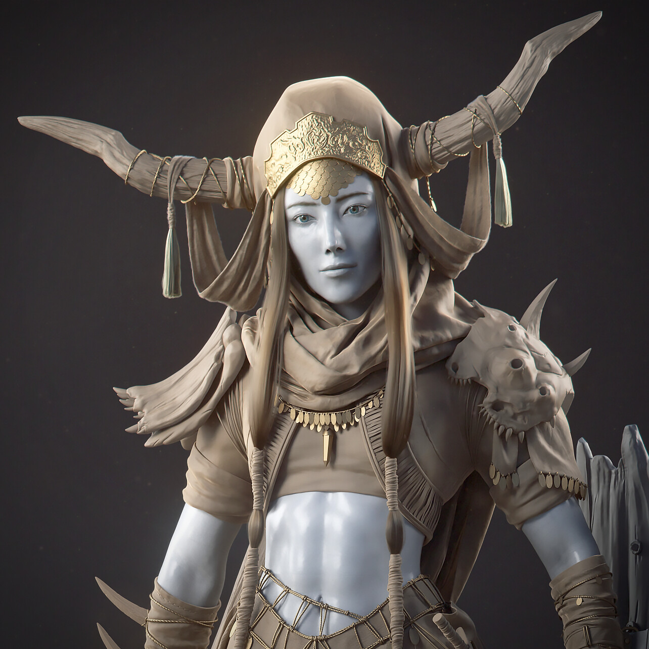 ArtStation - Foreign Princess (WIP)