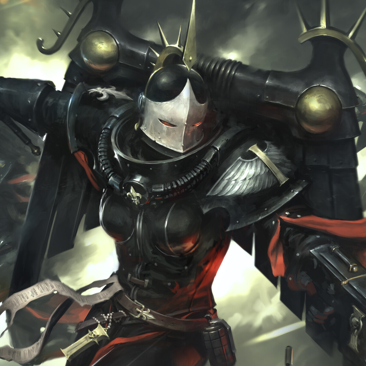 ArtStation - Warhammer 40k - Adepta Sororitas Seraphim Squad