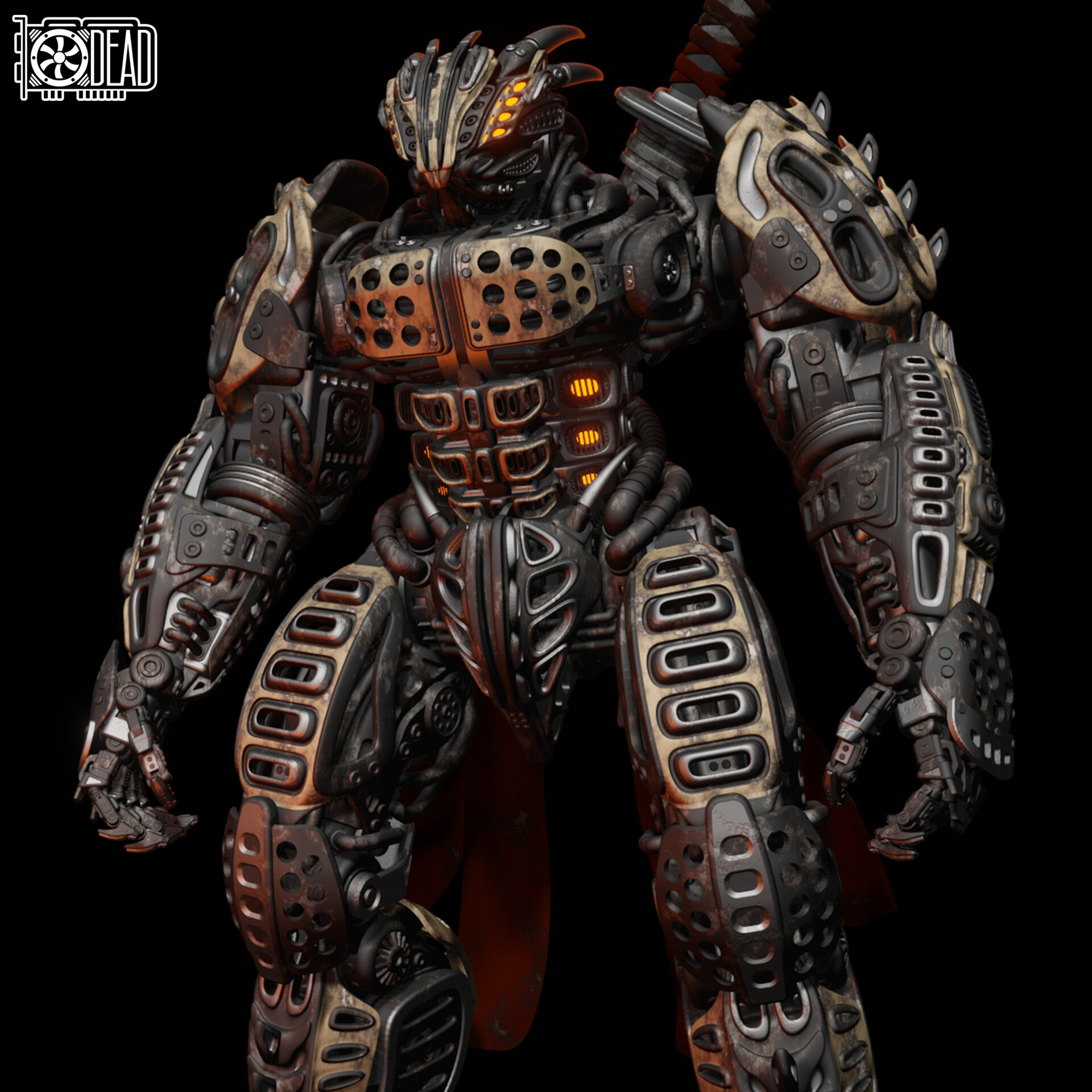 ArtStation - ShogunMecha SX15 - Blender Modeling Robot - Hard Surface ...