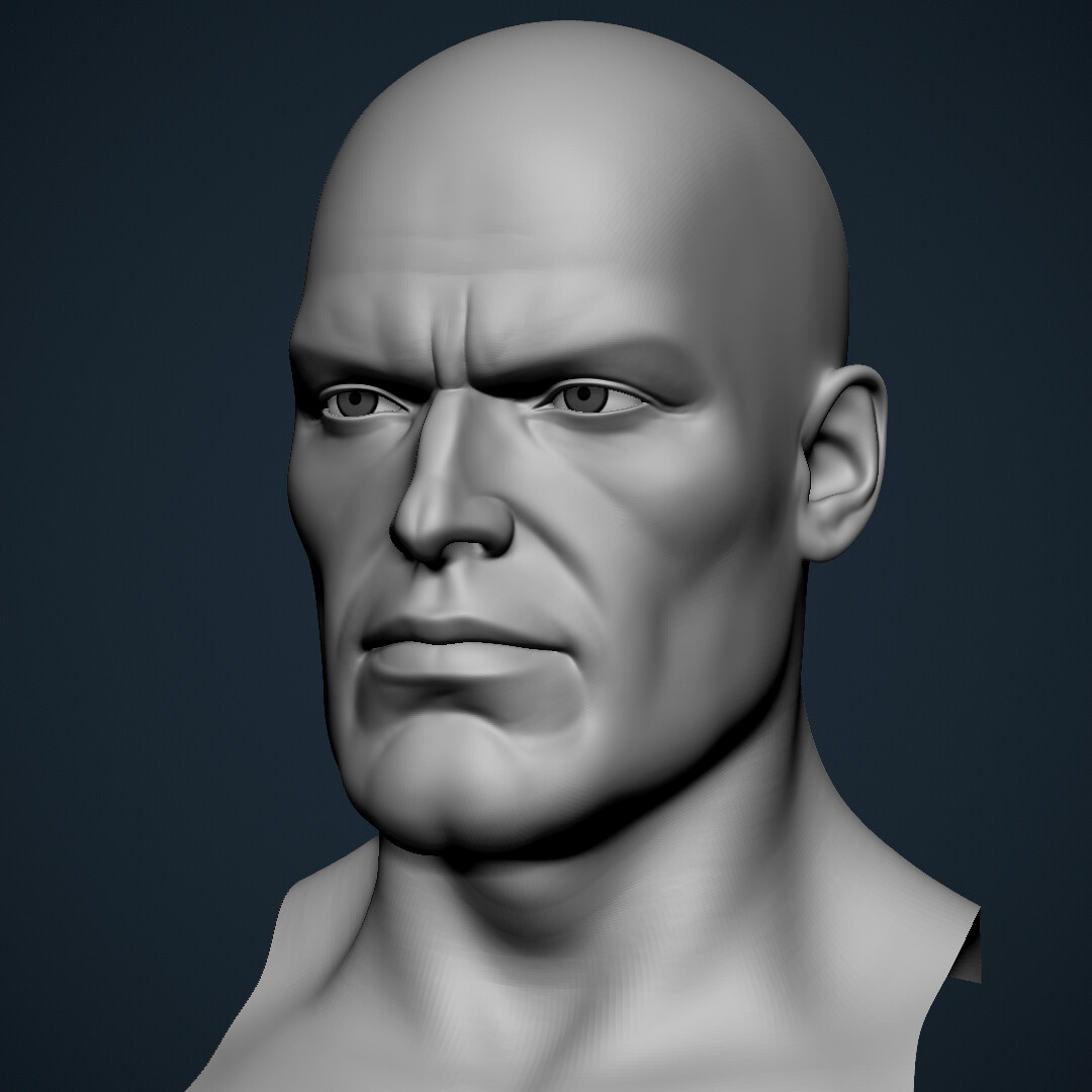 ArtStation - Male Head Basemesh - Jack