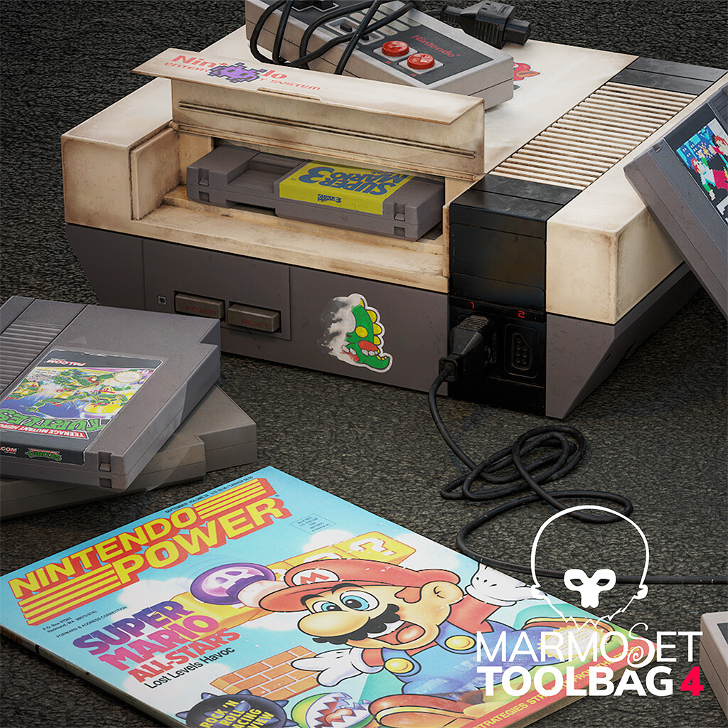 ArtStation - Old Nintendo Entertainment System