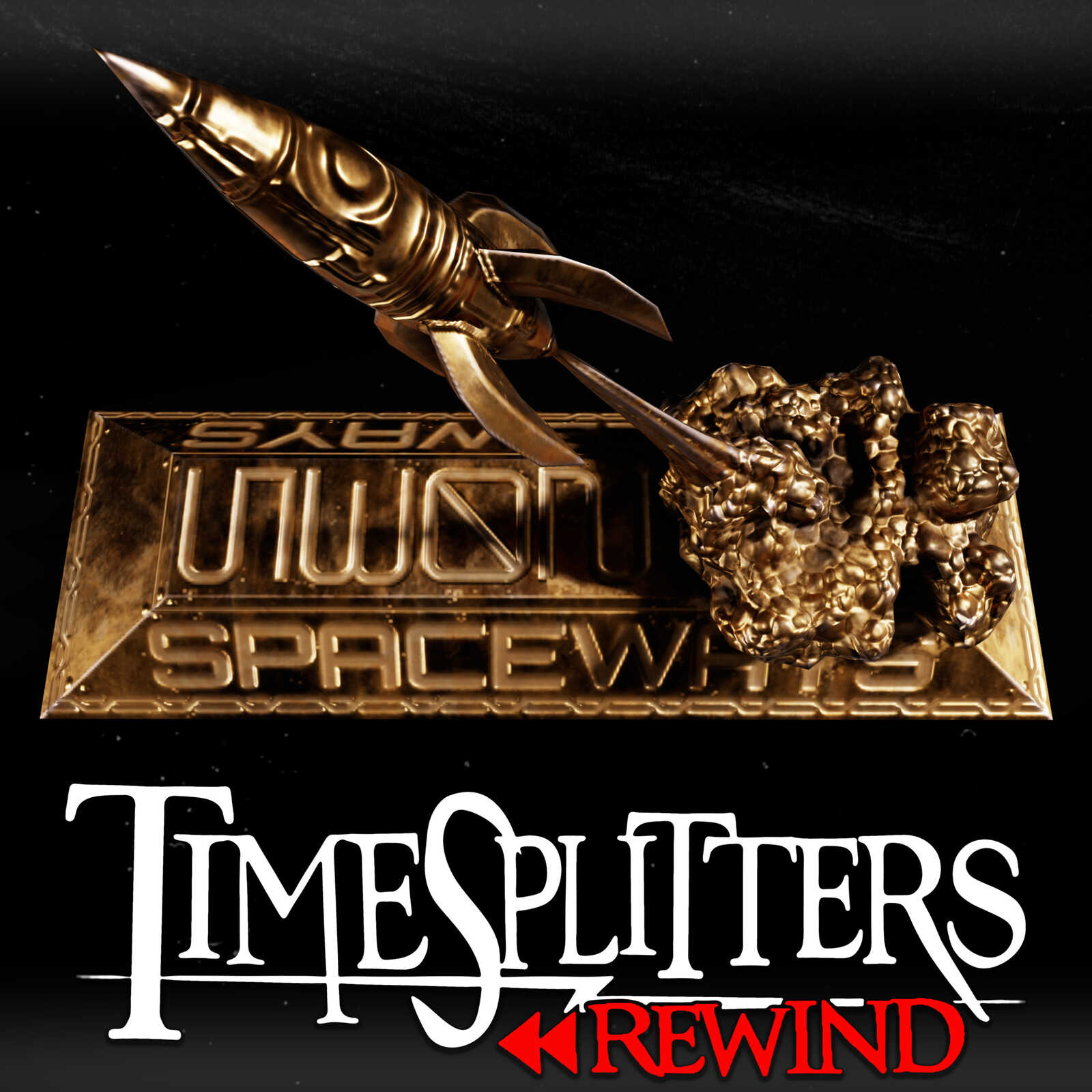 Spaceship Statue - TimeSplitters Rewind