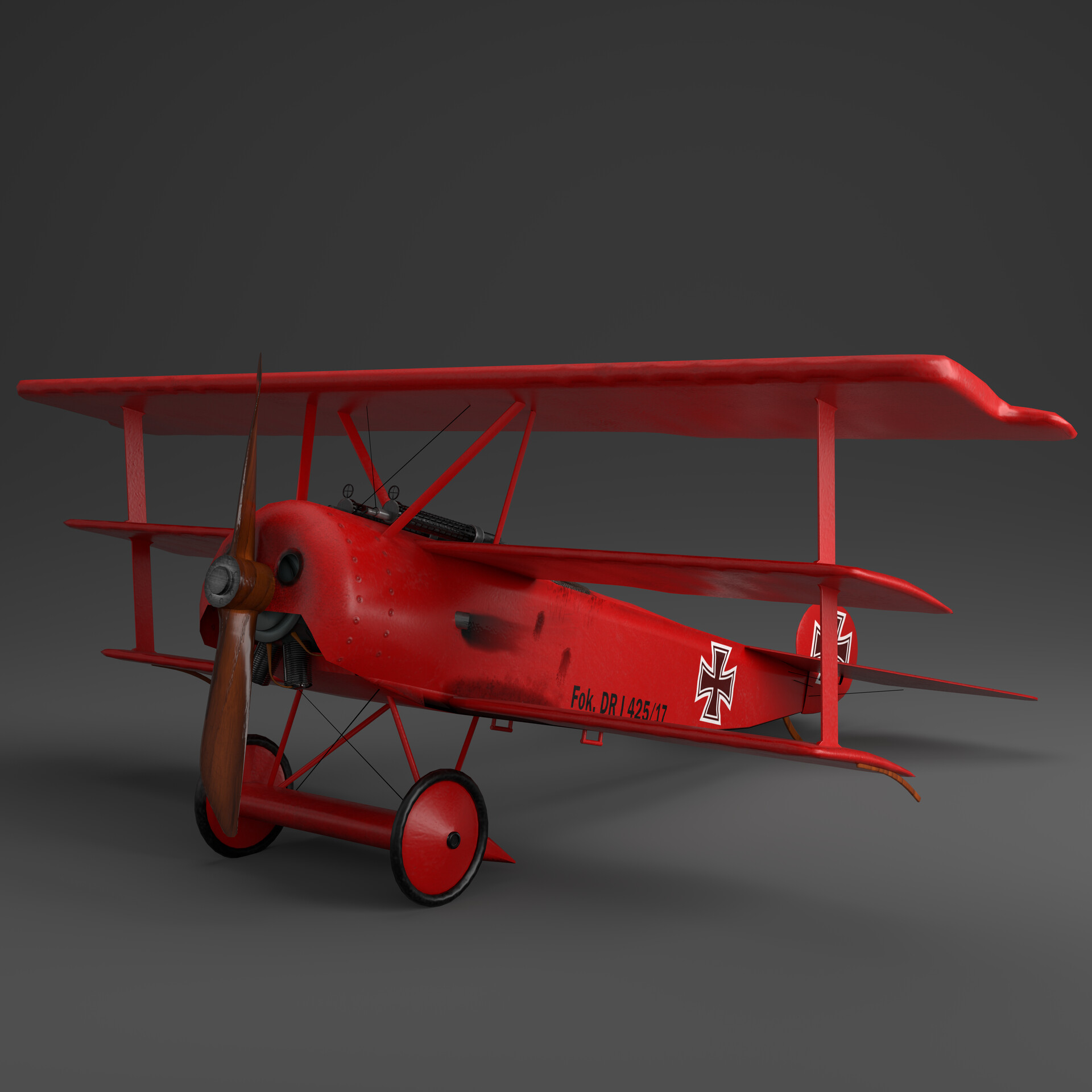 ArtStation - Fokker Dr. 1