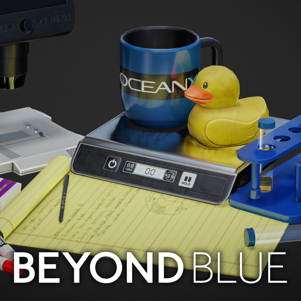 ArtStation - Beyond Blue Sub Props