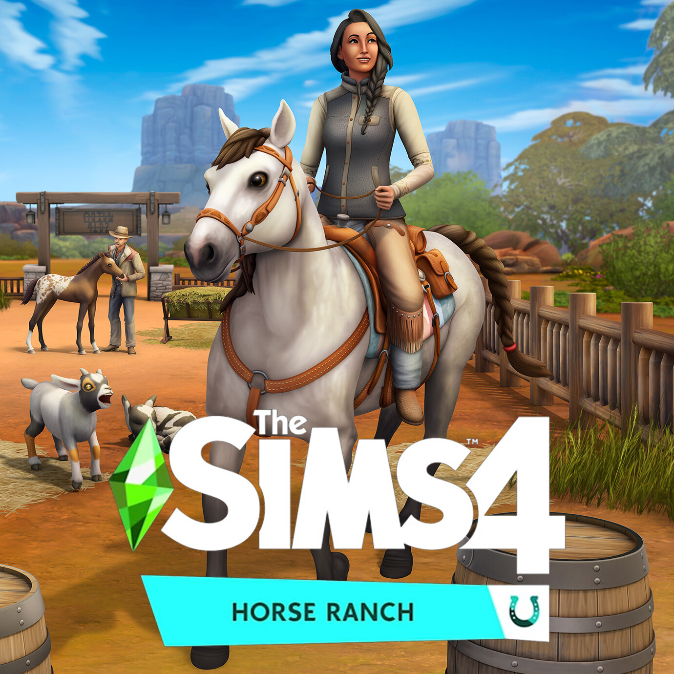 ArtStation The Sims 4 Horse Ranch Rider’s Glen Environments